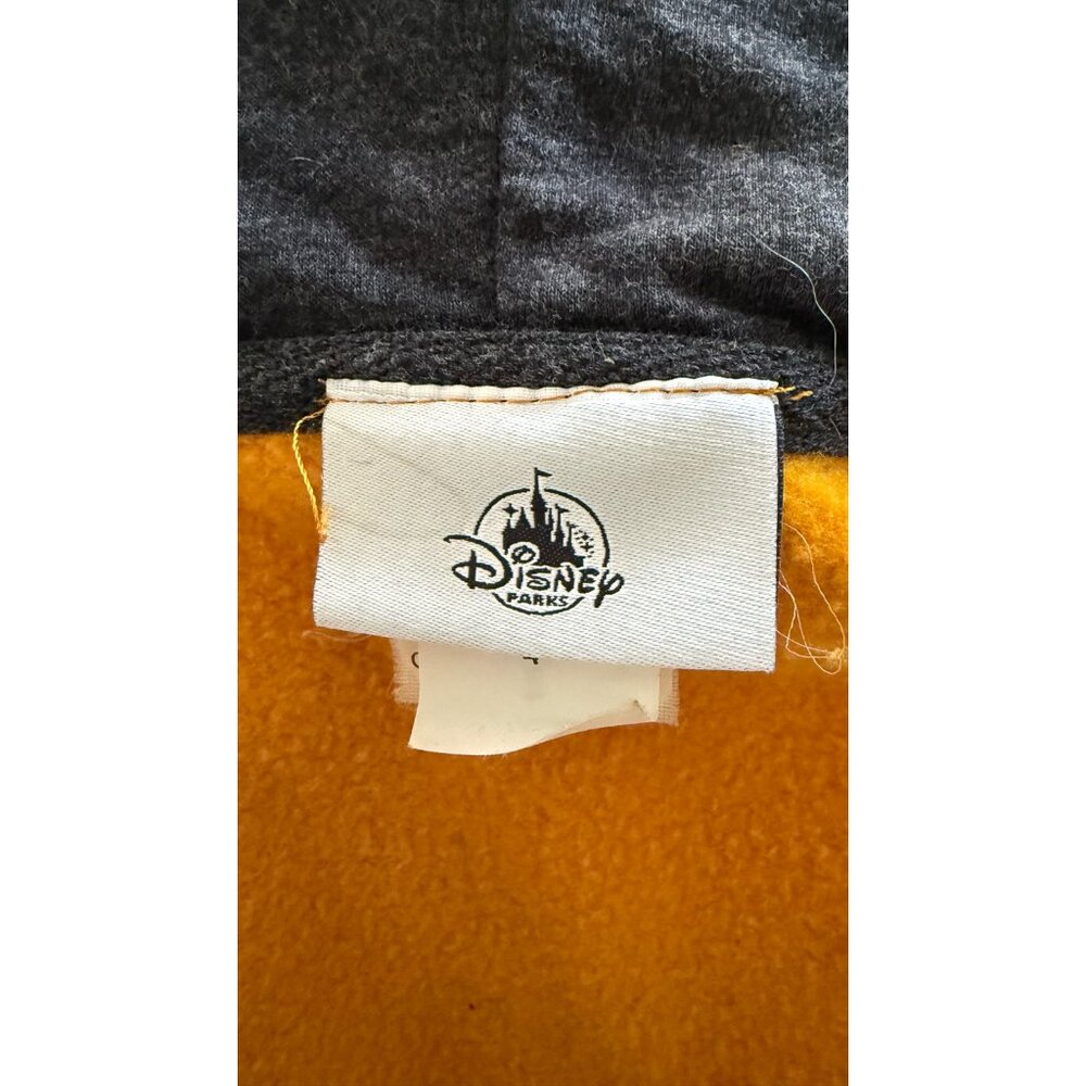 Disney Parks Wall-E Men’s Full Zip Hoodie Sweatshirt Large Yellow Grey - Picture 3 of 4